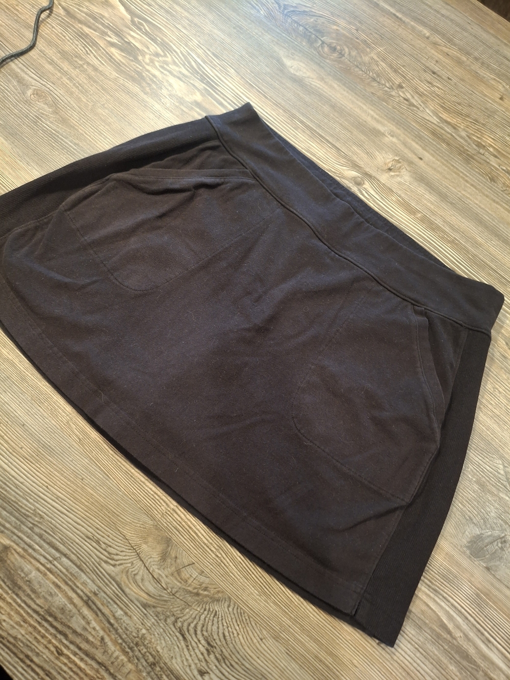 Classic Black Women's Casual Pocket Skirt